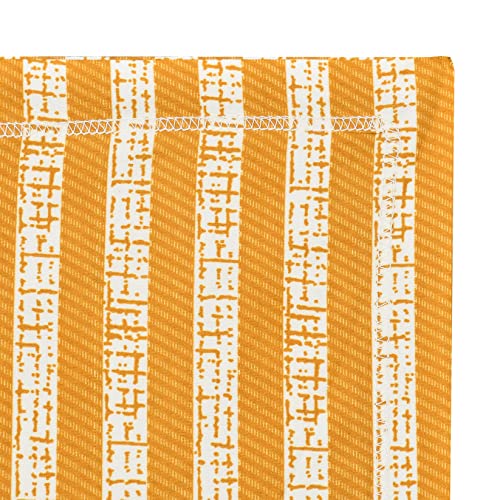 Image of Fitzy 280 TC Fitted bedsheet Single Size, Elastic bedsheet,36x78 inches + 10 inches Drop, with 1 Pillow Cover (D Stripes Camel, 36 inch x 78 inch)