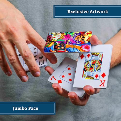 Baraja de Naipes Boardwalk Puzzles Bad to The Bone miniatura 2