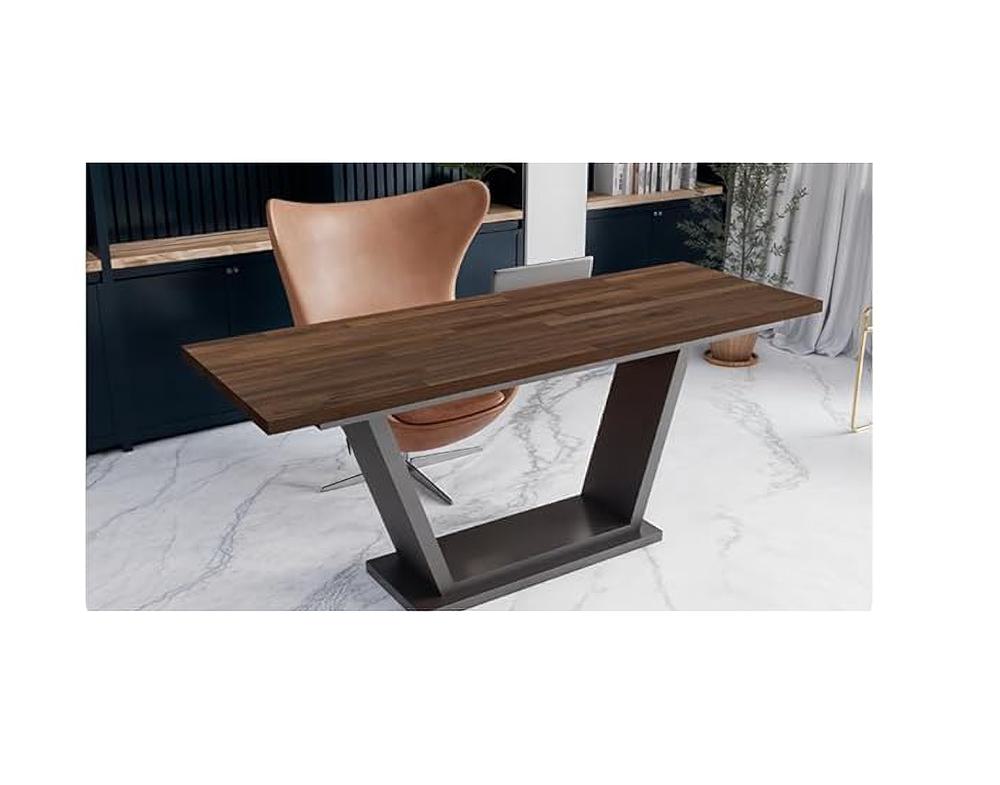 Amazon.com: Howizz 60 x 25 in. Solid Wood Table Top, Dark Walnut