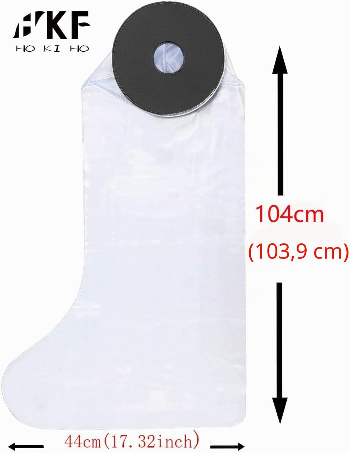 Copertura impermeabile per adulti, gamba intera per doccia, protezione da colata e lesioni, mantiene asciutto il getto e la fasciatura per adulti (104CM)