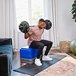 The Step (Made in USA) 4 Inch Stackable Aerobic Exercise Platform (Grey) with Non-Slip Surface and Nonskid Feet to Prevent Sliding - Image 3