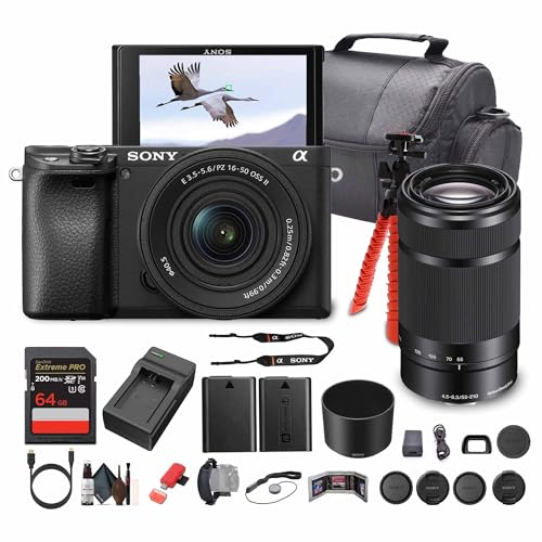Amazon | Sony Alpha a6100 ミラーレスカメラ 16-50mm OSS IIレンズと