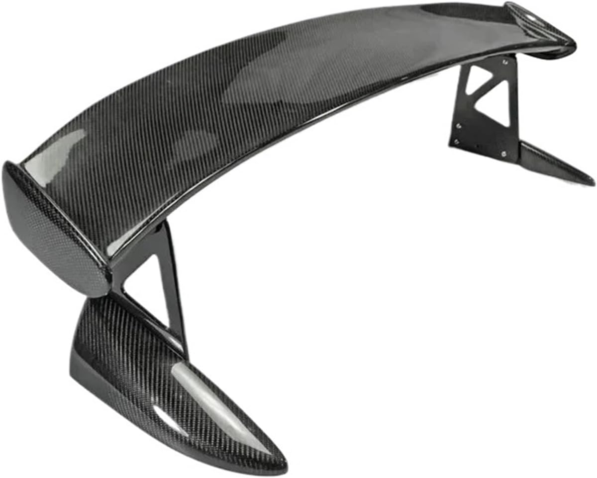 Compatible For Honda Civic 2006 4 Door FD2R Type-R Sedan Mugen Style Carbon Fiber Spoiler Glossy Finish Rear GT Wing Fibre Splitter Lip Set