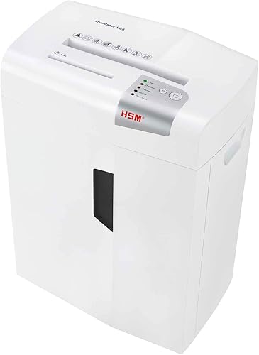 HSM Shredstar S25 - Trituradora de corte en tira con ranura para CD, 25 hojas, capacidad de 6.9 galones, color blanco, HSM1031w