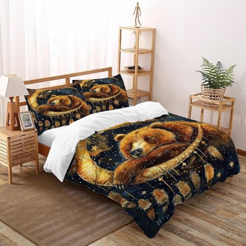 Housses de couettes microfibre imprimé animalier haute définition