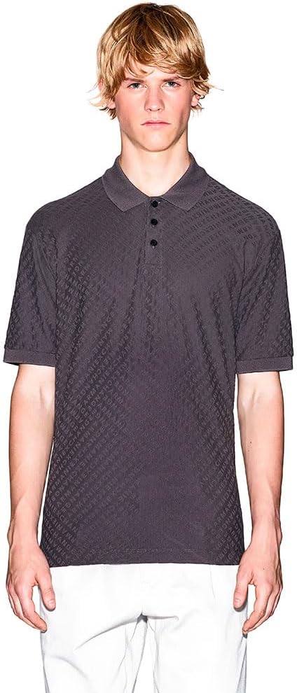 Men's Mercerized Jacquard All Over Printed Polo