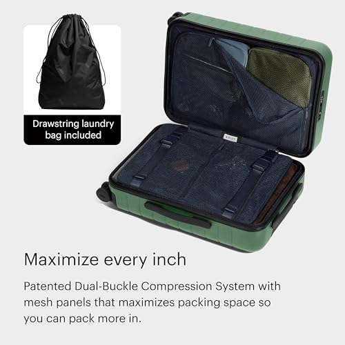 Image of Away Carry-On Luggage - 22-Inch Lightweight Hardside Suitcase with 360 Spinner Wheels, Interior Compression System, TSA-Approved Lock - Sea Green