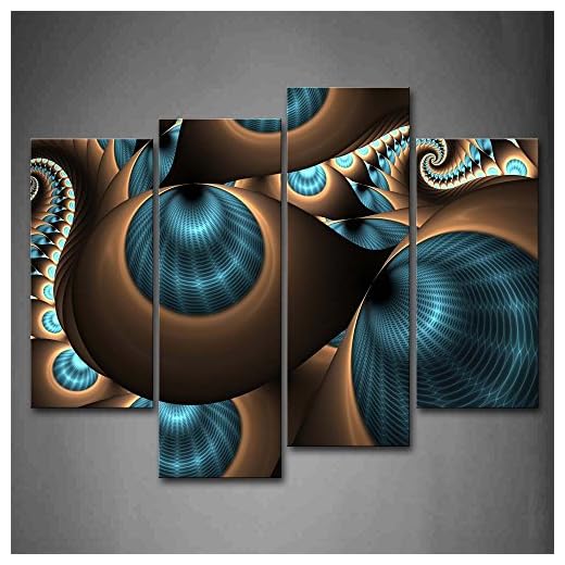 Abstract Blue Brown Like Several Holes Wall Art Painting The Picture Print On Canvas Abstract Pictures for Home Decor Decoration Gift
