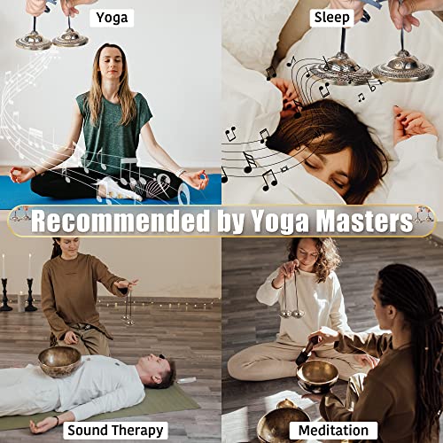 Zenbless 3.5Inch Tibetan Tingsha Cymbals 2Pcs, With Storage Box And Fabric Case, Meditation Sanskrit Bronze Chime Bells For Spiritual Healing Mindfulness, Yoga Buddhist, Relaxation Musical Instruments #TOP7