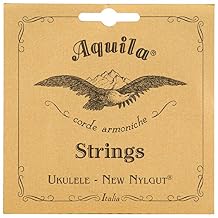 Aquila New Nylgut AQ-15 Tenor Ukulele Strings - Wound Low G - 1 Set of 4