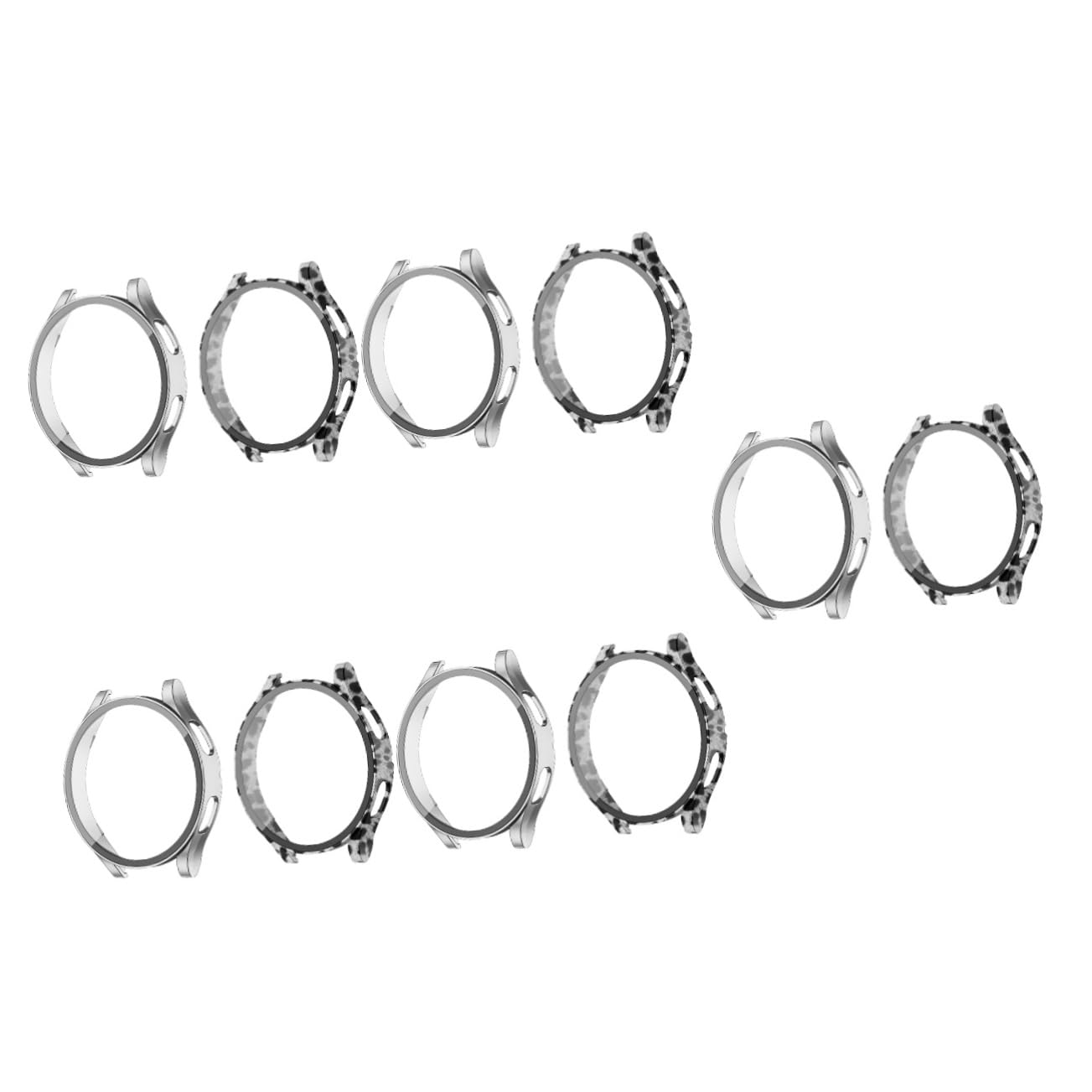 Artibetter 10pièces Coque De Écran Rigide pour Montre Compatible avec Watch Design Anti-Rayures Et Complète Léopard