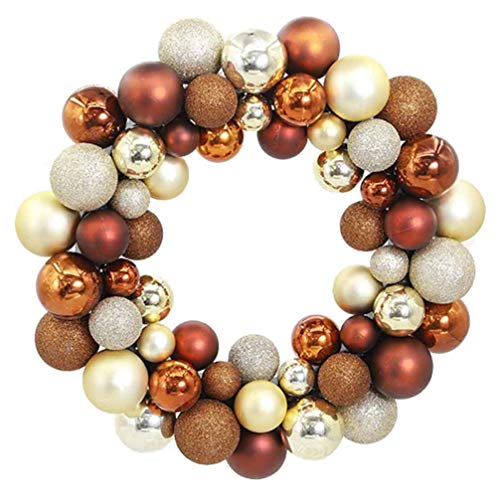 ABOOFAN Grinalda de bolas de Natal, guirlanda de Natal, lâmpadas de Natal, decoração de Natal, decor