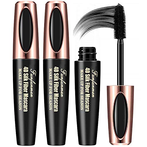 4D Silk Fiber Eyelash Mascara Waterproof Extra Long Lash Mascara and Thick Long Lasting
