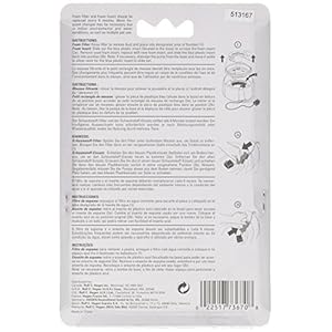 Dogit Replacement Foam Insert for Fresh & Clear Drinking Water Fountain for Large Dogs, 2-Pack