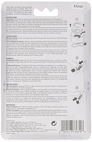 Dogit Replacement Foam Insert for Fresh & Clear Drinking Water Fountain for Large Dogs, 2-Pack Dogit Replacement Foam Insert for Fresh & Clear Drinking Water Fountain for Large Dogs, 2-Pack