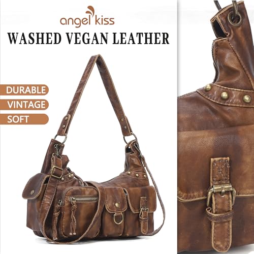 Bolso Hobo para Mujer en Cuero Vegano Suave miniatura 4