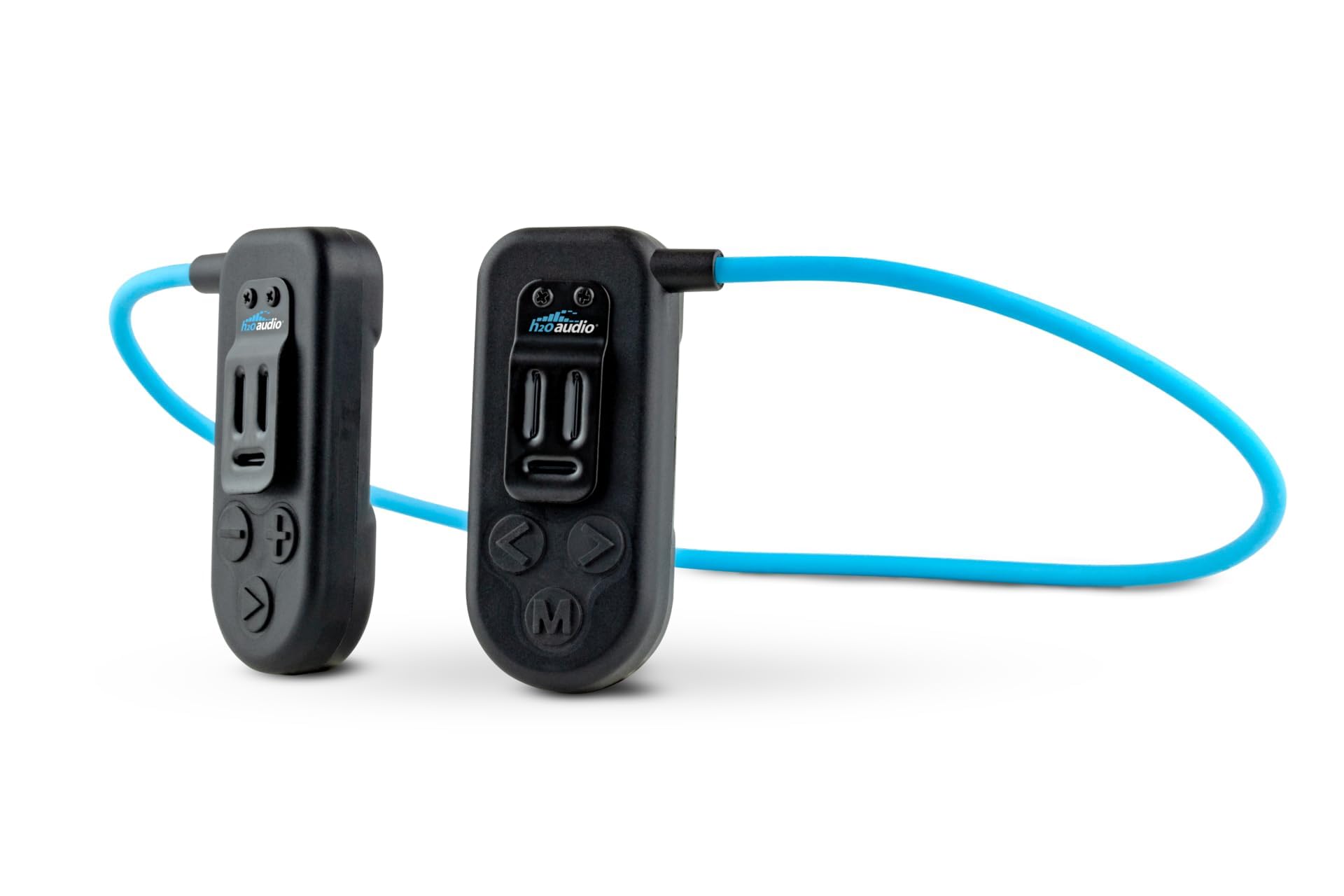 H2O Audio Sonar 2 Pro Casque étanche à conduction osseuse pour la natation – Casque sous-marin étanche IPX8 – Lecteur MP3 avec Playlist + application pour streaming Bluetooth – Autonomie de la