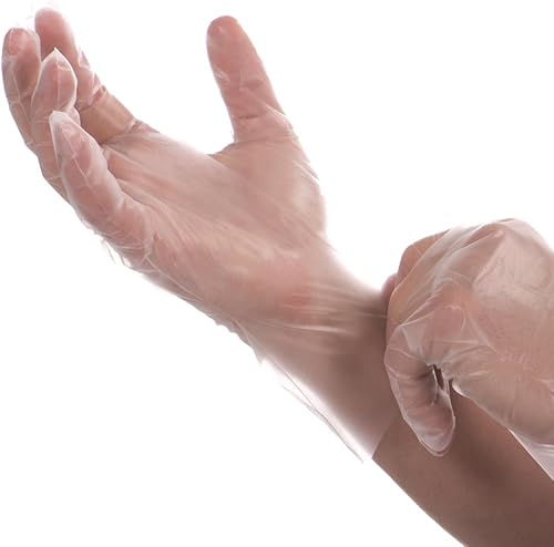 Miniatura 4 de TRONEX Guantes desechables de polietileno fundido seguro para alimentos CPE en relieve plástico transparente PE para preparación de panadería de