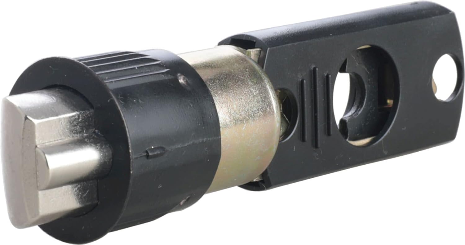Miseno MLK3099BK Matte Black Key Lock Drive-in Deadlatch - Adjustable Backset 2-3/8" or 2-3/4"