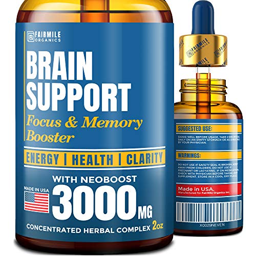 Brain Supplement for Memory, Focus, Energy & Clarity - Natural Nootropic with Ginkgo