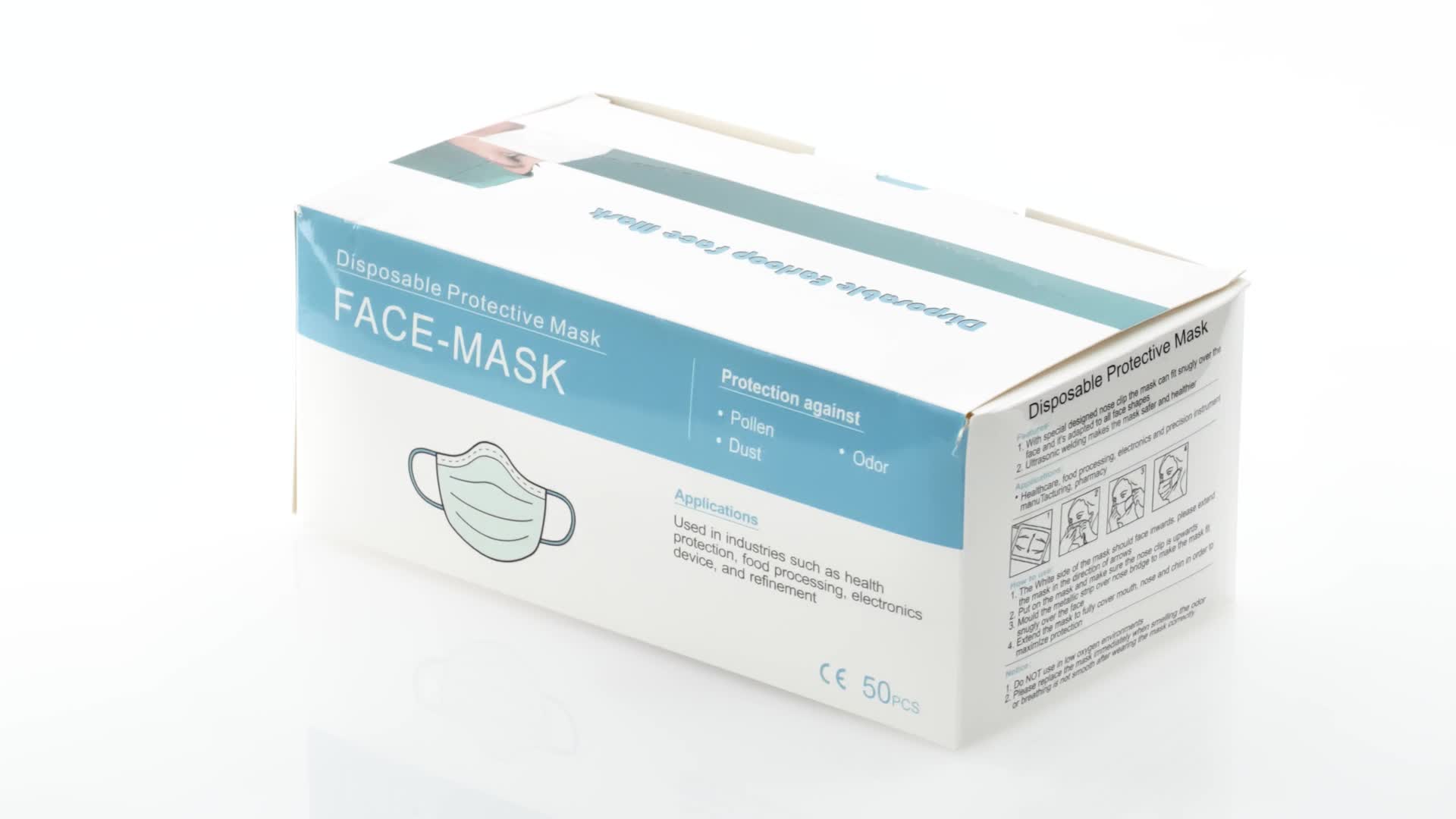 Mascherina Monouso Colorata Per Adulti, 50 Pezzi, Certificata CE, Tipo - Foto 7