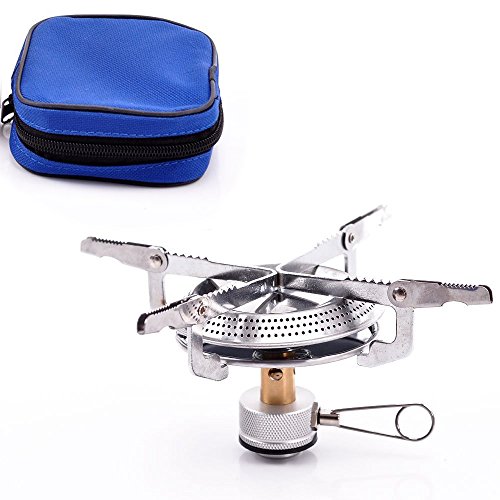 Alpertie Lightweight Large Burner Classic Camping and Backpacking Stove. For iso-Butane/Propane Canisters