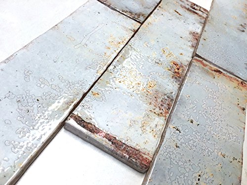 3X12 Palermo Collection Aires Glazed Ceramic Tile Backsplash Decor Wall Bath (1Sf, 4Pcs) #TOP5