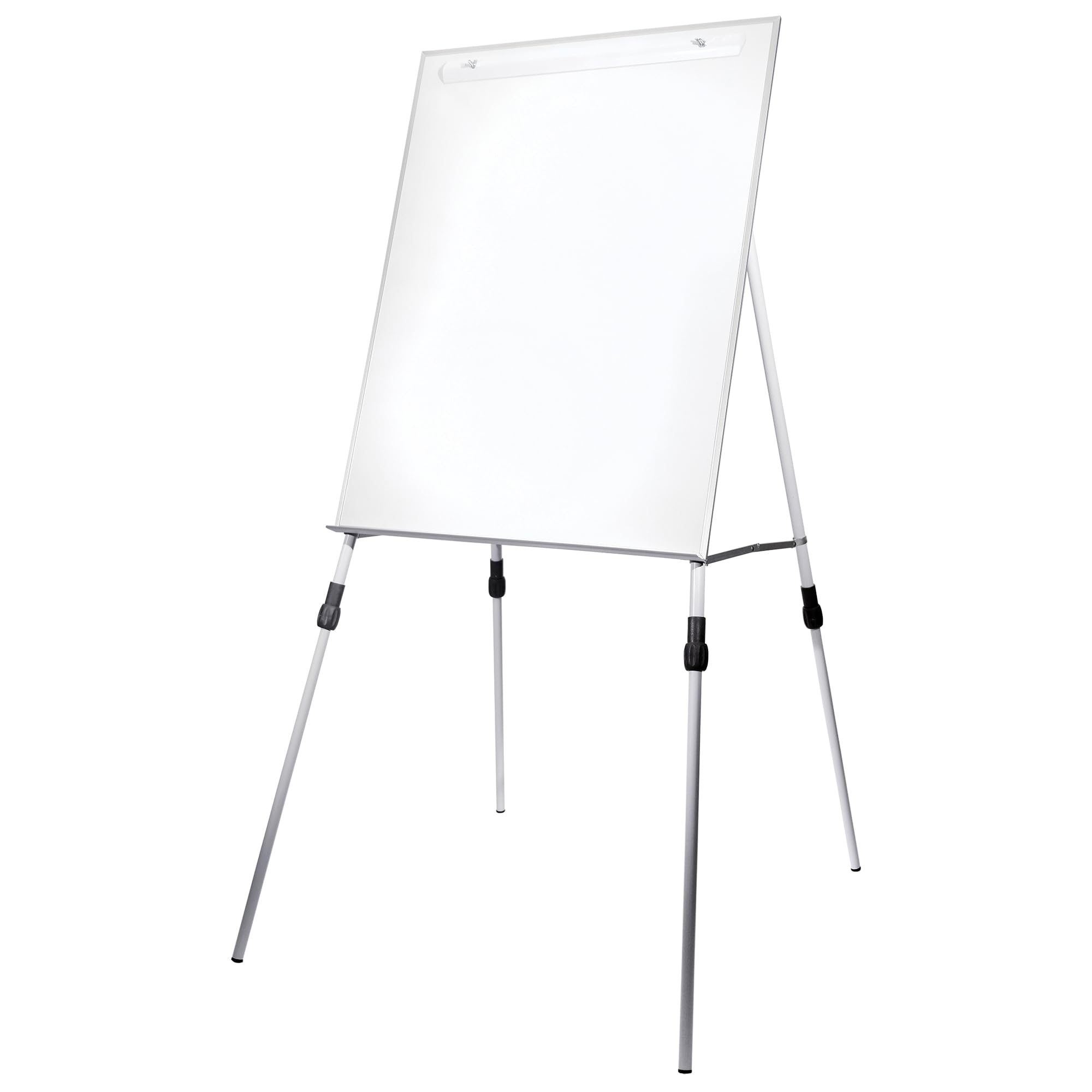 Dry Erase Easel Stand with Adjustable Legs Grade by Flipside Products – 71 x 27, Alloy Steel, Assorted, Model 51000