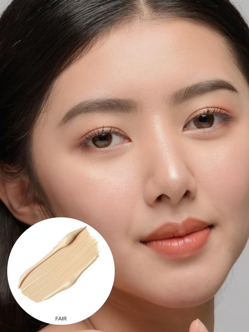 Emani HD Corrective Liquid Mineral Concealer with Vitamin C & Hyaluronic Acid, Full Coverage for Face, Cruelty-Free & Vegan, Fair