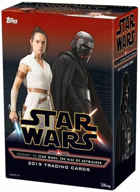 ToppsJourney to Star Wars The Rise of Skywalker Trading Card Blaster Box [5 Packs + 3 Battle Line Cards]