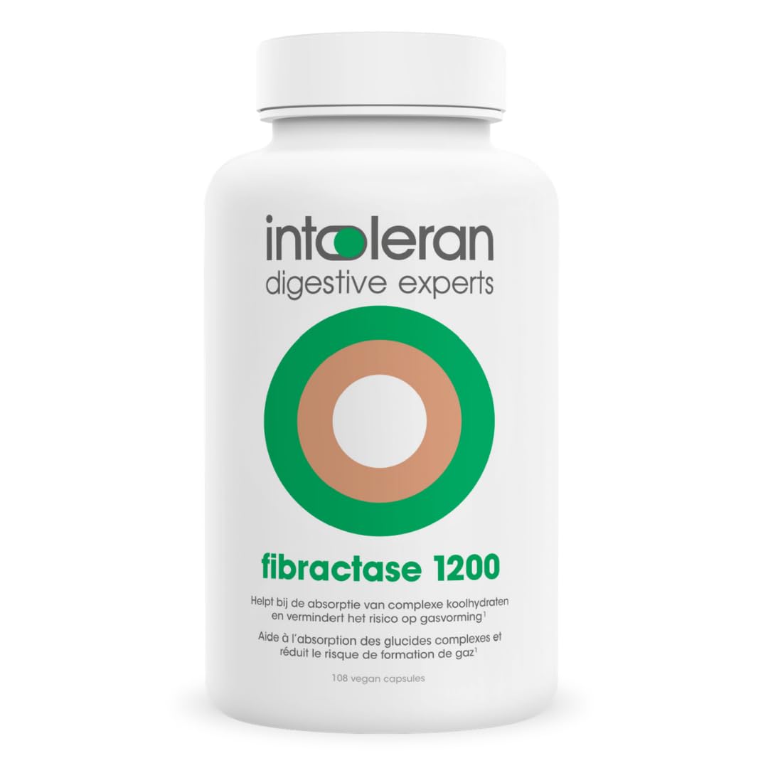 Intoleran Fibractase Forte Enzymes digestives - 108 gélules