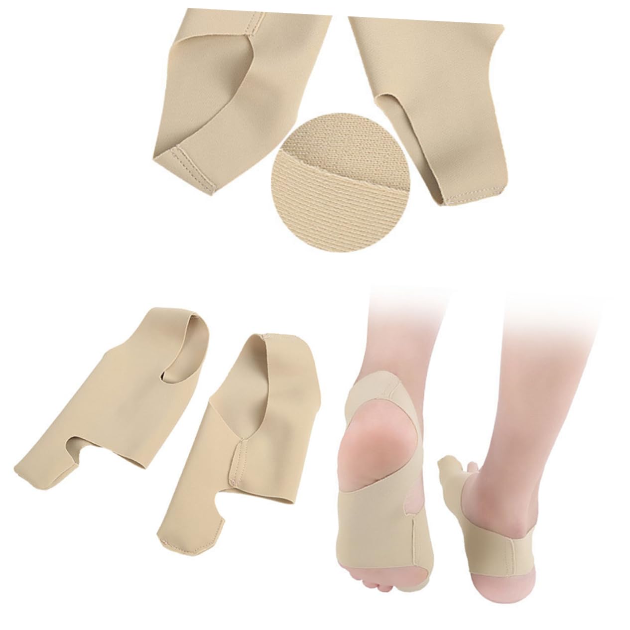 NOLITOY 1pc Thumb Pedicure Straightener Pads Overlapping Bunion Straightener Mallet Straightener Bunion Relief Sleeves Foot Care Sports Men and Women