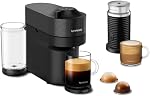 Nespresso Vertuo Pop+ Single Serve Coffee and Espresso Machine by De Longhi, Sand Beige