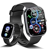 Reloj Inteligente Hombre Mujer, IP68 Regalo para iPhone Android