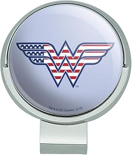 GRAPHICS & MORE Wonder Woman USA American Flag Logo Golf Hat Clip with Magnetic Ball Marker