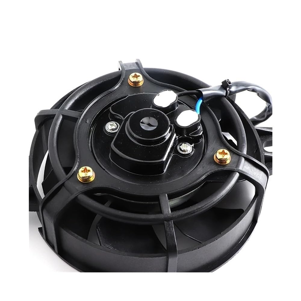 Ventilador radiador Piezas Motor Motocicleta, Ventilador Radiador Ventiladores Refrigeración, Quad Go Kart Buggy, Enfriador Aceite ATV Motocross, Electroventilador 12V