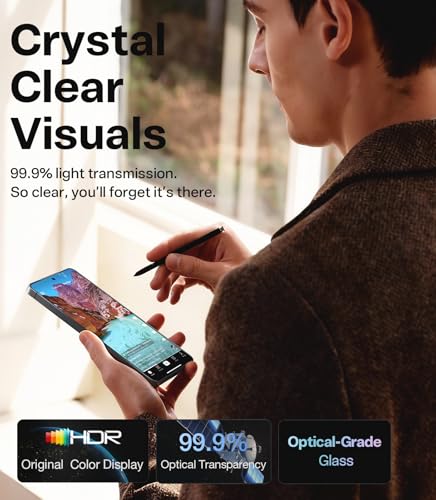 TORRAS für Samsung Galaxy S26 Ultra für Panzerglas [Nr.1 Drop-Schutz] Kratzfest Schutzfolie für Samsung S26 Ultra Folie 9H+ Härte Glas [Full Screen] Anti-Fingerabdruck, Kompatibel mit Hülle, 2 Stück