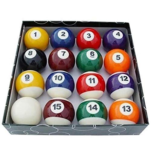 Loouer 16pcs Mini Billiards Pool Ball Set American Miniature Pool Balls Toy
