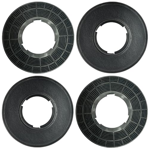 Beaufan 4 Pack CBCF005 Filtro a carboni attivi Compatibile con CIARRA CBCB5913A e Cappa aspirante integrata CBCS5913A