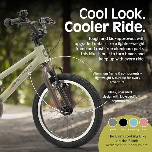 Image of Retrospec Koda Plus Kids Bike for Boys & Girls Ages 4-6 Years - 16 inch Children's Bicycle, Adjustable Seat & Handlebars