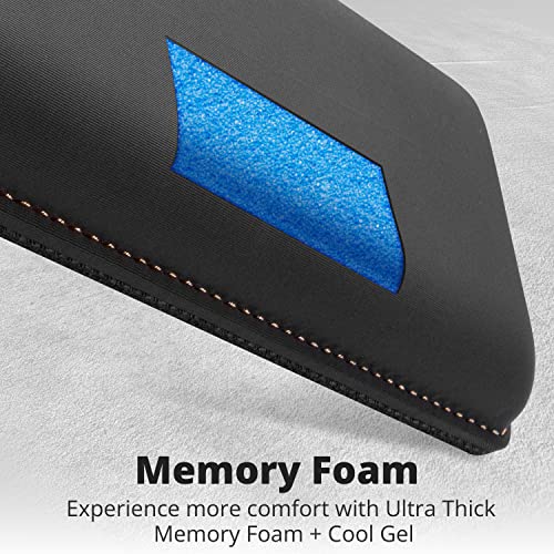 Gunmjo Cooling Gel Memory Foam Compact (75/60) Keyboard Wrist Rest, Ergonomic Wrist Rest For Compact (75/60) Computer Keyboard And Mechanical Keyboard #TOP2