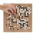 WE Games Go Game Set 12 Inch - Traditional Go Set with Pull-Out Storage Drawers, Portable Wood Veneer Goban, Strategy Board Games for Adults, Go Board Game