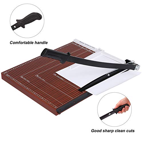 Preisvergleich Produktbild Rendio Profi A3 Papierschneider Papierscheidemaschine Fotoschneider Hebelschneider, Holz