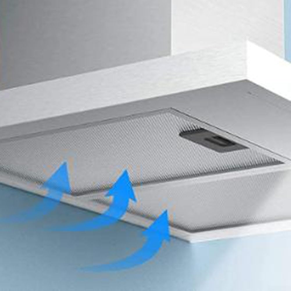 Metalowy filtr przeciwtłuszczowy do okapu kuchenne 2 szt. Filtr tłuszczu do okapu kuchennego, zamienny filtr tłuszczu do okapów kuchennych 350x240x9mm