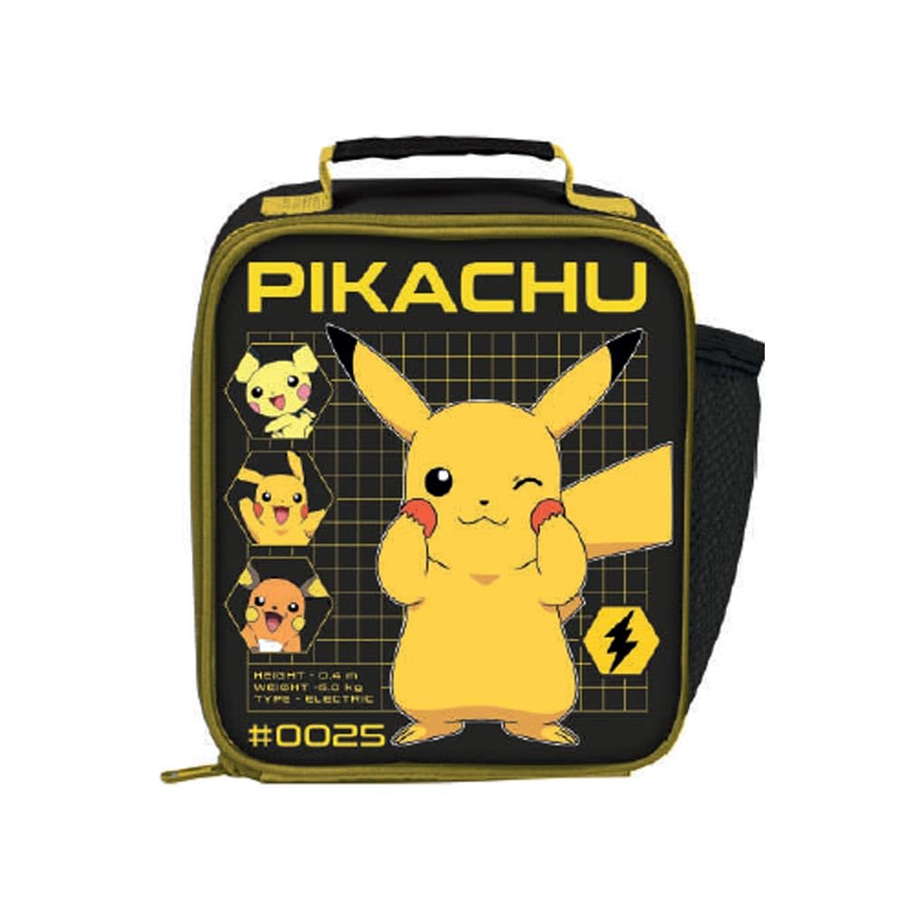 Kids Licensing Pikachu Pokemon Lunch Bag