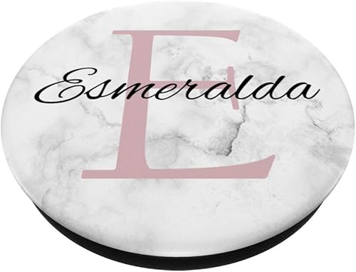 Miniatura 2 de Esmeralda Rose Pink Glamour Monogram Letter E Girls