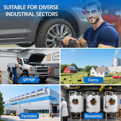 Image of 3 /4 inch x 100ft Compressed Air Line Kit for Shop /Garage
