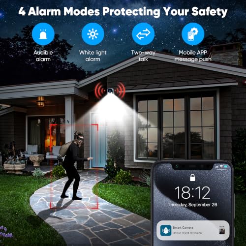 Nikoglly 2-Pack 4MP Wireless Outdoor Security Cameras - image 4