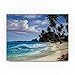 Tropical Beach by Anthony Casay, 24x32-Inch Canvas Wall Art