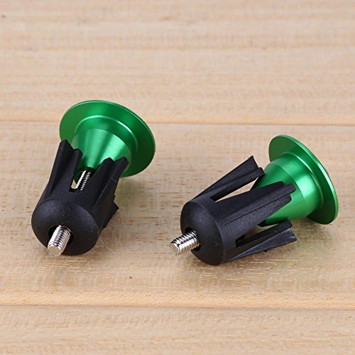 UEB 1 Paio Tappi Terminali Manubrio Alluminio Bici...